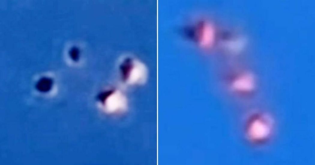 Ufo avvistati a Salerno: “Volavano 4 oggetti scuri, abbastanza inquietanti, cambiavano in continuazione assetto poi hanno preso fuoco” – VIDEO