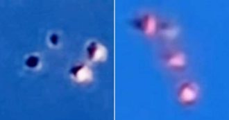 Copertina di Ufo avvistati a Salerno: “Volavano 4 oggetti scuri, abbastanza inquietanti, cambiavano in continuazione assetto poi hanno preso fuoco” – VIDEO