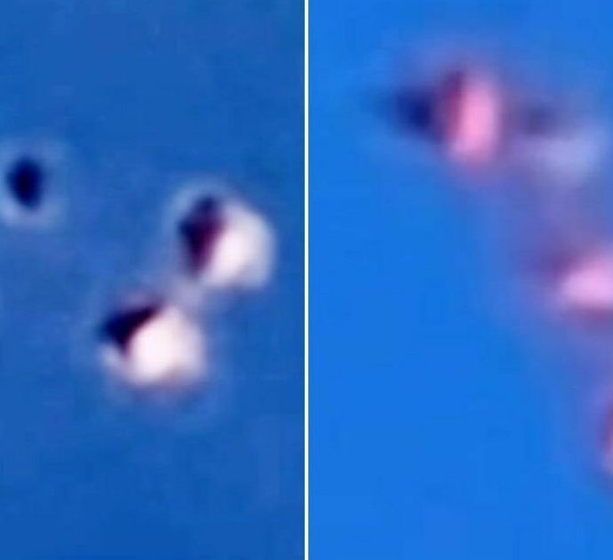 Ufo avvistati a Salerno: “Volavano 4 oggetti scuri, abbastanza inquietanti, cambiavano in continuazione assetto poi hanno preso fuoco” – VIDEO