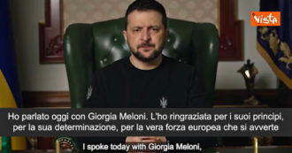 Copertina di Zelensky dopo il colloquio telefonico con Meloni: “Nelle sue parole la vera forza europea” – Video
