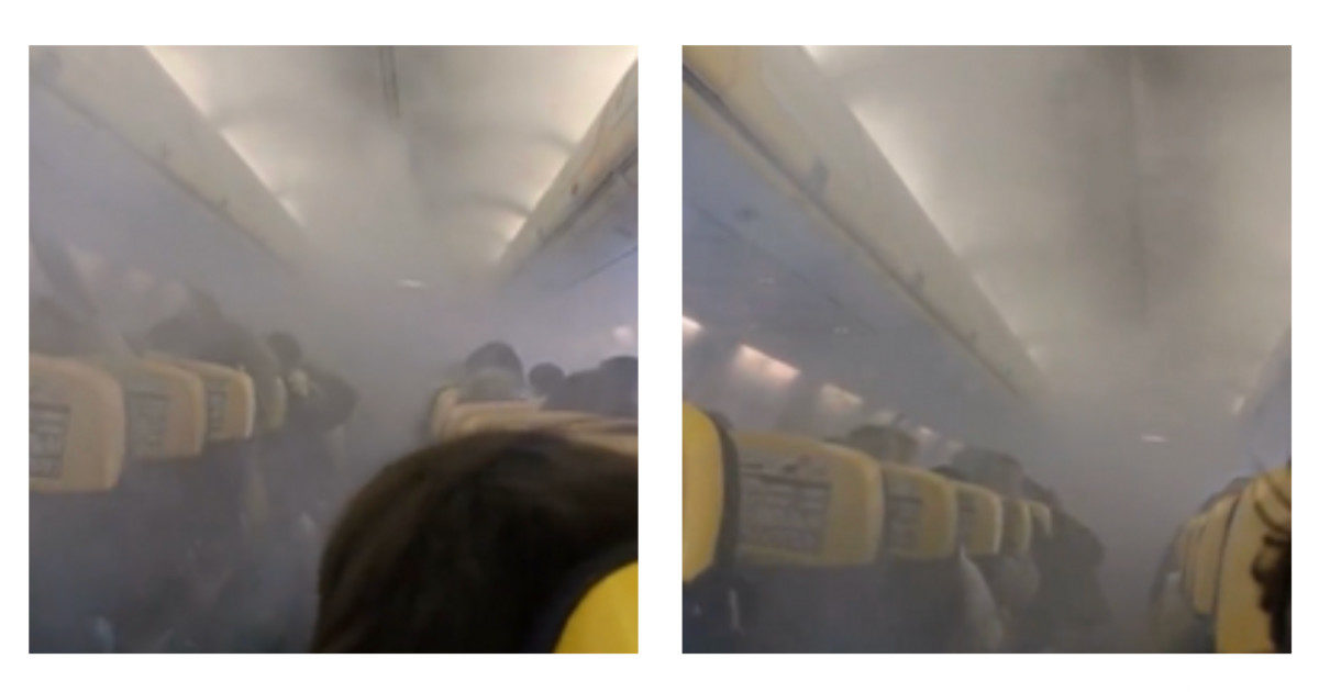 Fumo invade l’aereo Ryanair: le urla dei passeggeri terrorizzati. Ecco cosa è accaduto (VIDEO)