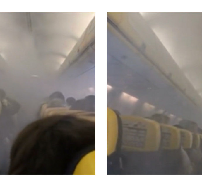 Fumo invade l’aereo Ryanair: le urla dei passeggeri terrorizzati. Ecco cosa è accaduto (VIDEO)