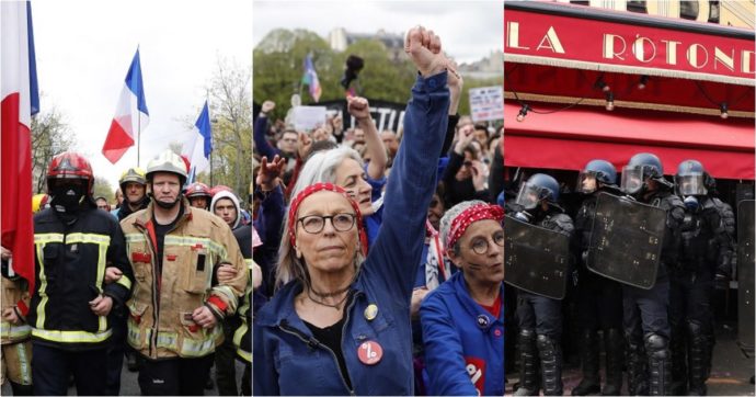 Francia, 11° sciopero generale: manifestazioni in tutto il Paese. “In 400mila al corteo di Parigi”. Ferrovieri entrano nella sede di BlackRock
