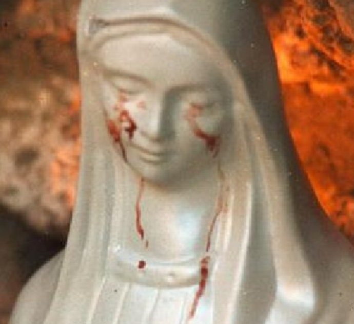 Madonna di Trevignano, “ecco a chi appartengono le lacrime di sangue”: lo scoop di Chi l’ha Visto?