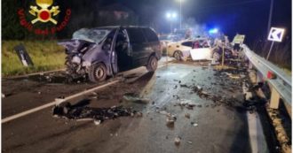 Copertina di Scontro frontale tra due auto a Nizza Monferrato: morti quattro giovani nella sera di Pasqua