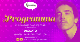 Copertina di Diodato: “Un tuffo negli abissi interiori per riemergere con Così Speciale” segui la diretta con Claudia Rossi e Andrea Conti