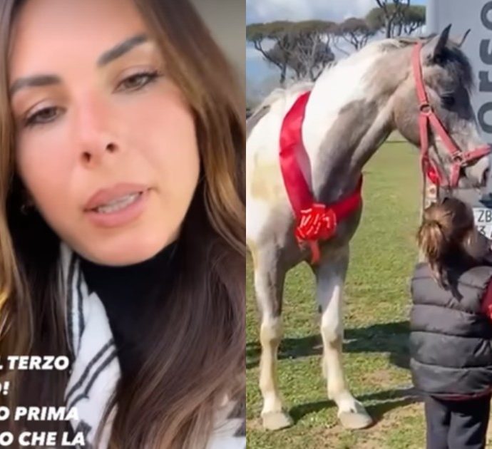 Micol Olivieri parla del tumore del suo cavallo Zucchero: “Per me è come un terzo figlio. Quando ha iniziato a sanguinare mi sono impressionata”