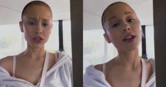 Copertina di Ariana Grande confessa: “Prendevo antidepressivi e ci bevevo sopra, mangiando male. È stato uno dei momenti più bassi della mia vita” – VIDEO