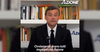 Copertina di Azione-Italia Viva, la versione di Calenda: “Renzi è diventato plenipotenziario e ha negato qualsiasi impegno finanziario per il partito unico”