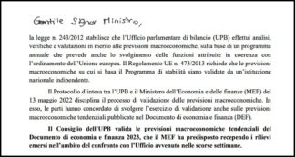 Copertina di Def, il giudizio dell’Ufficio parlamentare di bilancio: previsioni appese alla “piena e tempestiva realizzazione dei progetti del Pnrr”