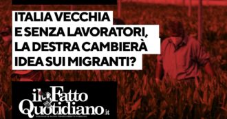 Copertina di Italia vecchia e senza lavoratori, la destra cambierà idea sui migranti? Segui la diretta con Peter Gomez