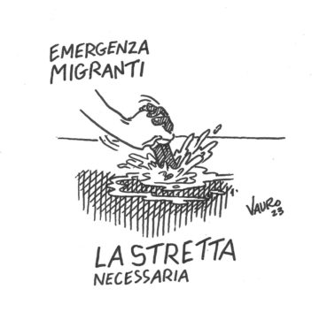 Copertina di La vignetta di Vauro