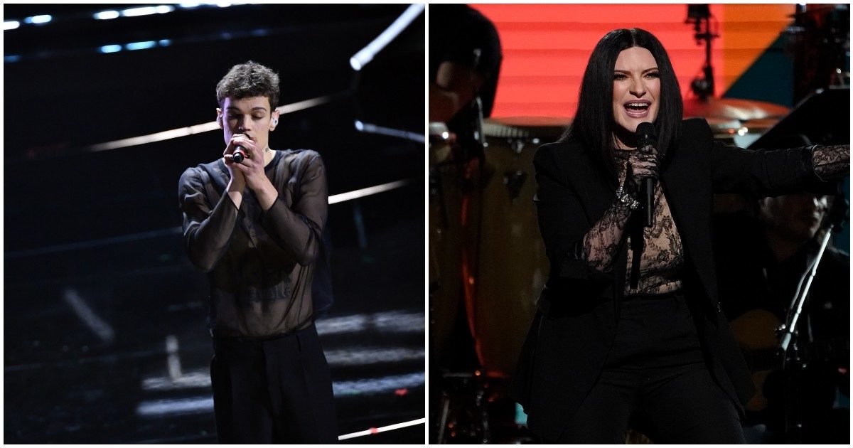 Laura Pausini sbotta: “Con l’autotune cantano cani e porci”. E Blanco risponde: “Ascolto più volentieri Sfera Ebbasta di lei”