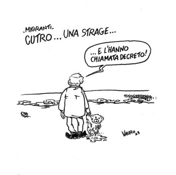 Copertina di La vignetta di Vauro