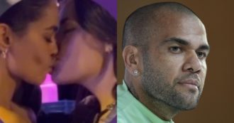 Copertina di Dani Alves, la moglie Joana Sanz sempre più lontana: bacia una modella e le dice “ti amo”