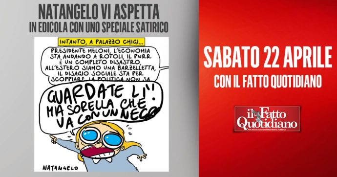 “Je suis Nat”, sabato 22 sul Fatto lo speciale satirico su Natangelo