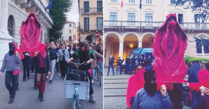 Copertina di Esibiscono la “sacra vulva” in processione come fosse la Madonna: indaga la Digos