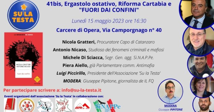 Gratteri a Milano, nel carcere di Opera dibattito su ergastolo ostativo e riforma Cartabia