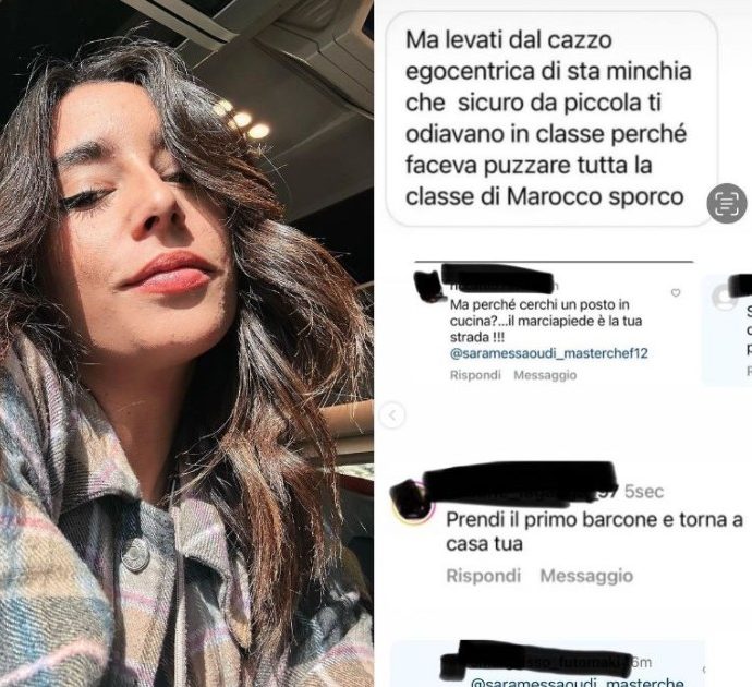 MasterChef 12, Sara Messaoudi pubblica gli screen degli insulti razzisti e silura gli hater:” L’ignoranza distrugge il cuore delle persone”