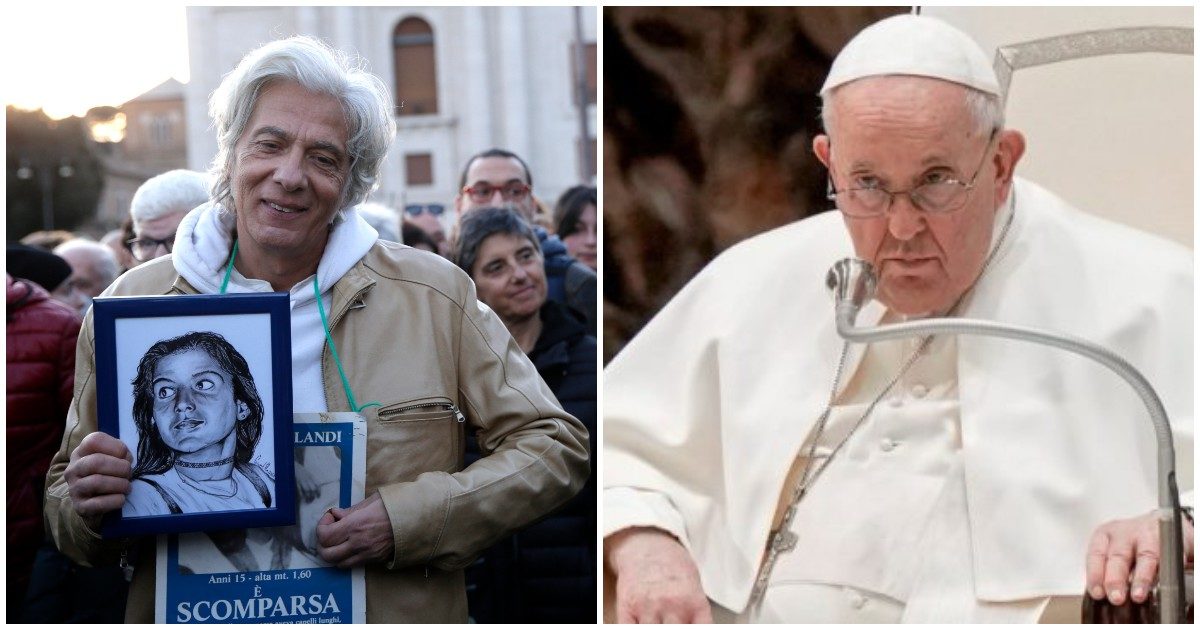 Emanuela Orlandi, papa Francesco: “Le accuse a Wojtyla? Una cretinata che hanno fatto”