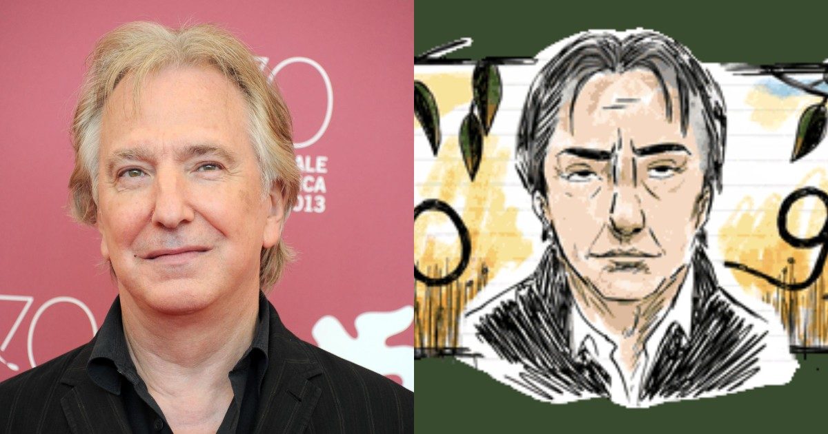 Doodle di Google dedicato a Alan Rickman, il “Severus Piton” di Harry Potter: ecco perché