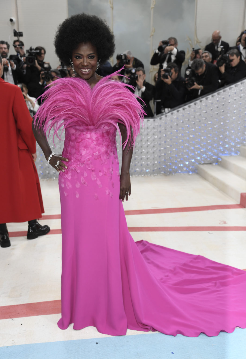 Viola Davis attends The Metropolitan Museum of Art’s Costume Institute benefit gala celebrating the opening of the “Karl Lagerfeld: A Line of Beauty” exhibition on Monday, May 1, 2023, in New York. (Photo by Evan Agostini/Invision/AP)

Associated Press/LaPresse
Only Italy and Spain