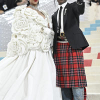 Rihanna, left, and A$AP Rocky attend The Metropolitan Museum of Art’s Costume Institute benefit gala celebrating the opening of the “Karl Lagerfeld: A Line of Beauty” exhibition on Monday, May 1, 2023, in New York. (Photo by Evan Agostini/Invision/AP)

Associated Press/LaPresse
Only Italy and Spain