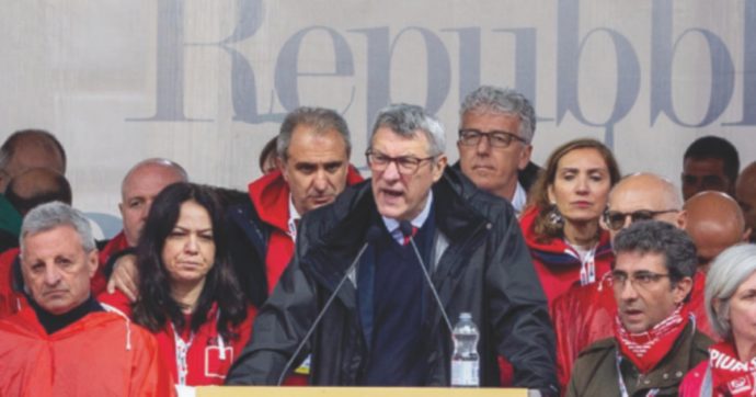 Maurizio Landini: “Da Meloni solo propaganda, pronti allo sciopero generale”