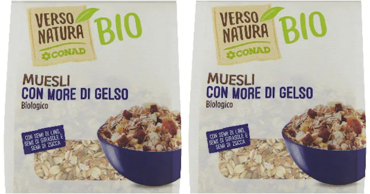 Allarme ossido di etilene in 16 lotti di muesli Bio “Verso Natura Conad”: ecco cosa provoca questo gas tossico e dove può nascondersi