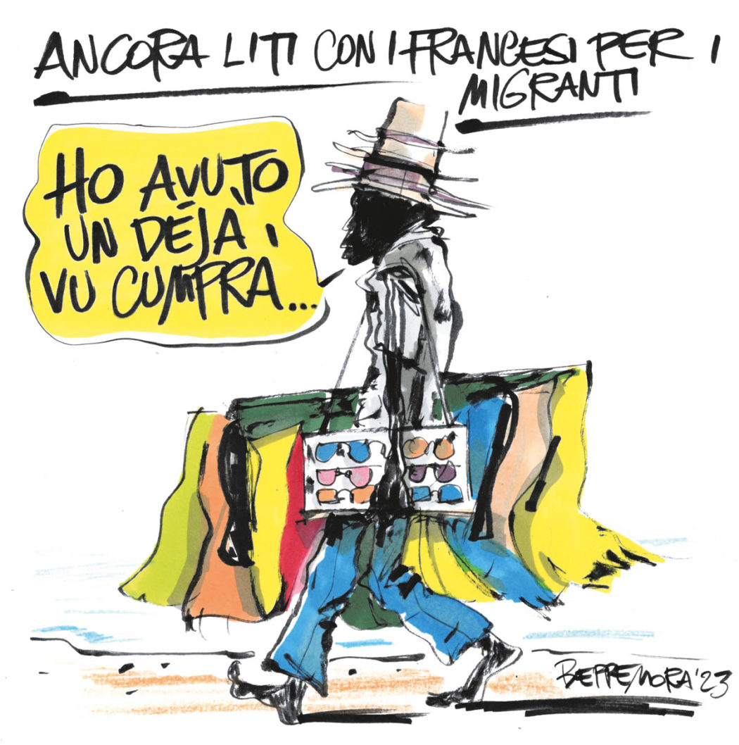 La vignetta di Beppe Mora