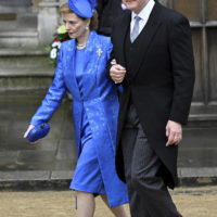 Prince Radu of Romania and Margareta of Romania arrive to attend Britain’s King Charles III and Camilla, the Queen Consort, coronation ceremony at Westminster Abbey, London, Saturday, May 6, 2023. (Toby Melville, Pool via AP)