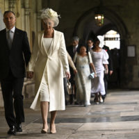 Polish President Andrzej Dudaand hiw wife Agata Kornhauser-Duda arrive to take their seats inside Westminster Abbey in central London Saturday, May 6, 2023, ahead of the coronations of Britain’s King Charles III and Britain’s Camilla, Queen Consort. The set-piece coronation is the first in Britain in 70 years, and only the second in history to be televised. Charles will be the 40th reigning monarch to be crowned at the central London church since King William I in 1066. (Ben Stansall/POOL photo via AP)