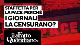 Copertina di Staffetta per la pace scomparsa dai giornali, perché la censurano? Segui la diretta con Peter Gomez e Maddalena Oliva