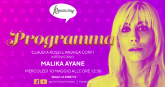 Copertina di Malika Ayane: “Il mio debutto da scrittrice” in diretta mercoledì 10 maggio alle 12.30 con Claudia Rossi e Andrea Conti