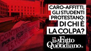 Copertina di Gli studenti protestano per il caro-affitti: di chi è la colpa? Segui la diretta