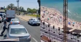 Copertina di Razzi da Gaza, suonano le sirene anche a Tel Aviv: abitanti e turisti in fuga verso i rifugi