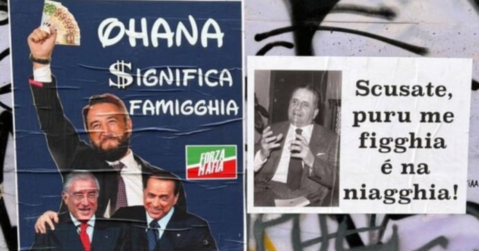 A Palermo manifesti contro Cancelleri e Chinnici: “Forza Italia ha messo il profumo senza fare la doccia”