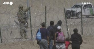 Copertina di Caos al confine tra Messico e Usa dopo lo stop alle norme per il Covid: centinaia di migranti lungo la frontiera – Video