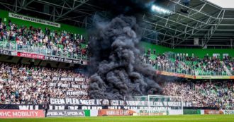 Copertina di Nubi di fumo e invasioni di campo: Groningen-Ajax sospesa per le proteste. Ancora caos in Olanda