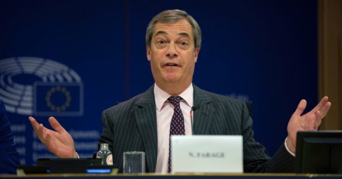 L’ex leader dell’Ukip Nigel Farage ammette: “La Brexit è stata un fallimento ma la colpa è dei nostri politici”
