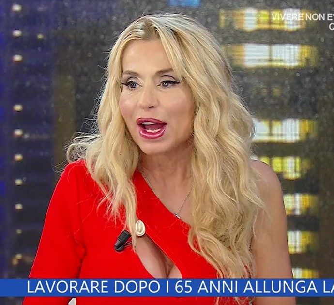 Valeria Marini: “I sardi sono una razza da studiare”. Cala il gelo nello studio de “La Vita in Diretta”