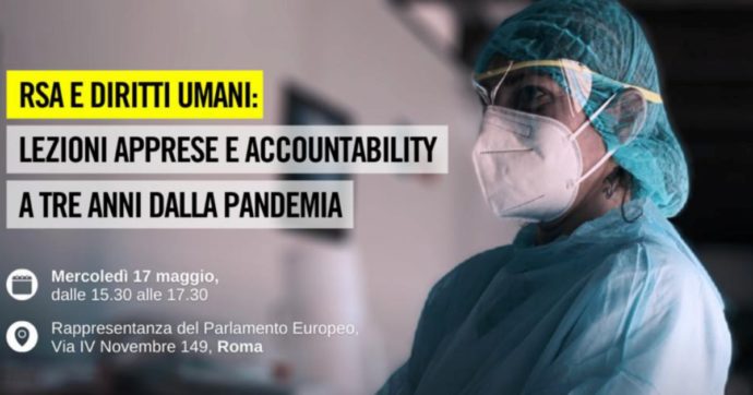 Copertina di Appello Amnesty: Commissione Covid indaghi pure su Rsa