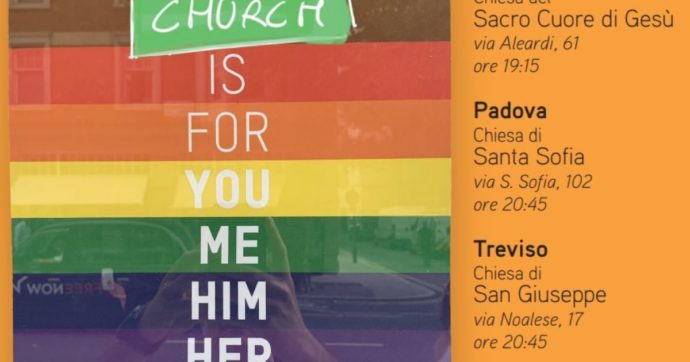 Veneto, veglie contro l’omotransfobia in quattro chiese. Messaggi di insulti ai sacerdoti da cattolici conservatori