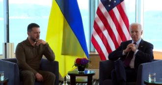 Copertina di Ucraina, la diretta – Biden incontra Zelensky al G7 e annuncia nuovi aiuti. Incriminati procuratore Khan e giudice italiano della Corte penale