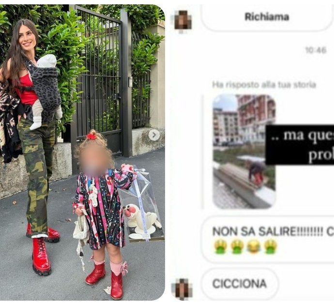 “Non sa salire, che schifo. Cicciona”: la figlia dell’influencer Ludovica Valli (ancora) nel mirino degli hater