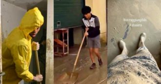 Copertina di “Non importa che mestiere fai, tirarsi indietro non si può”: gli sportivi a spalare il fango dopo l’alluvione in Emilia-Romagna