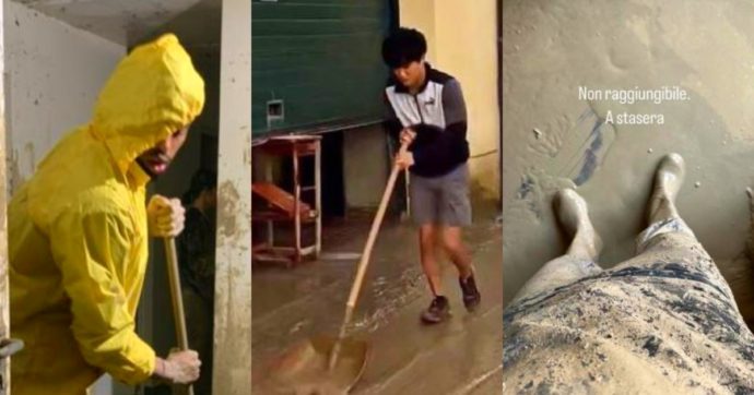 “Non importa che mestiere fai, tirarsi indietro non si può”: gli sportivi a spalare il fango dopo l’alluvione in Emilia-Romagna