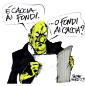 Copertina di La vignetta di Mora