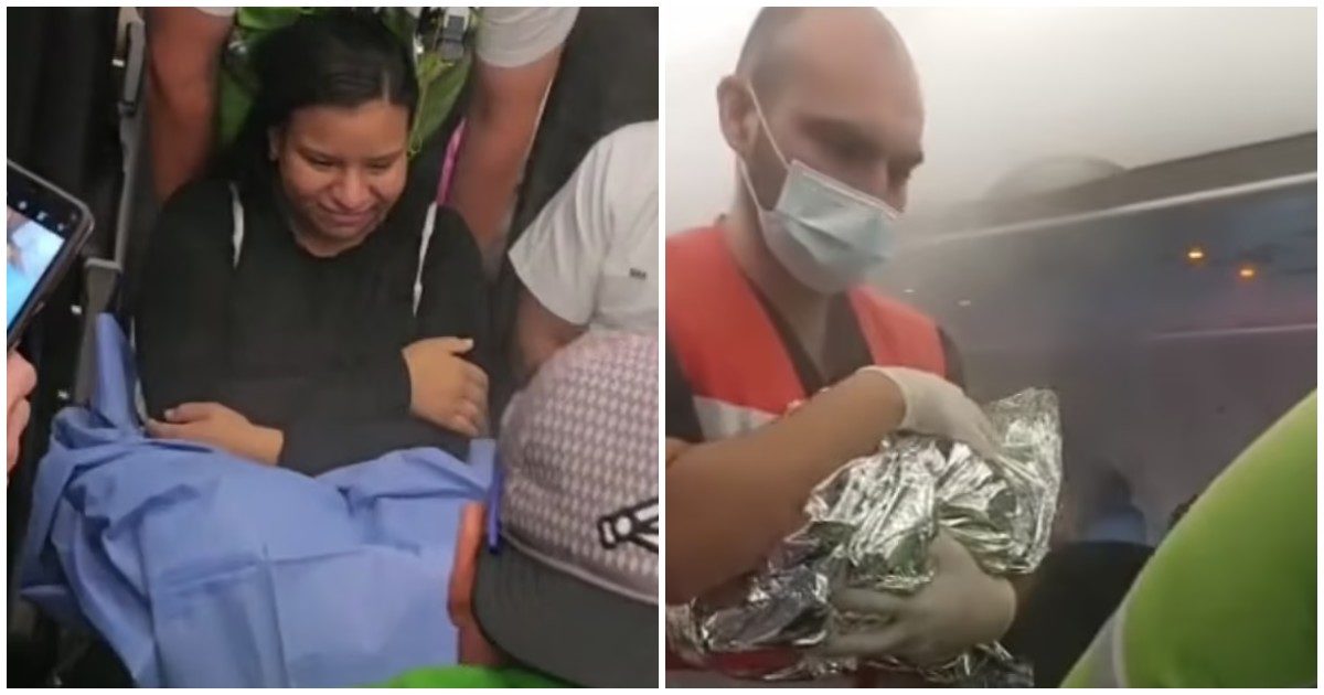 17enne al settimo mese di gravidanza partorisce in volo: medici eroi salvano il neonato facendogli la respirazione bocca a bocca per tre minuti