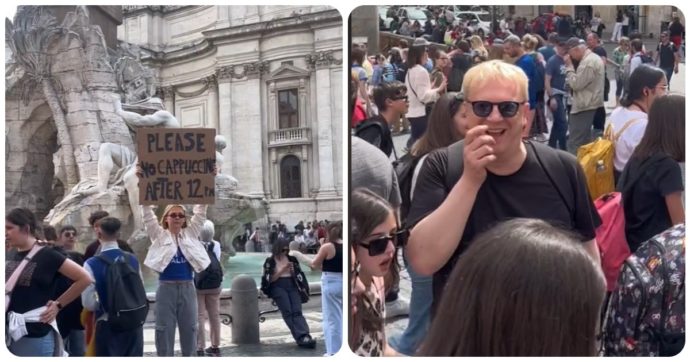 “Vi prego, niente cappuccino dopo mezzogiorno”: l’appello ai turisti in centro a Roma è virale